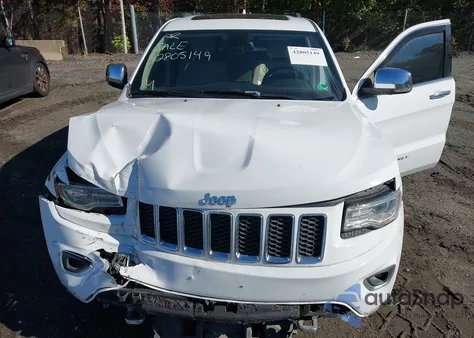 2014 Jeep Grand Cherokee Overland из США, поврежденный, VIN 1C4RJFCG7EC380766